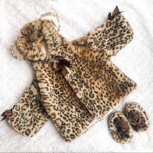 BEARINGTON | Baby Collection Luxe Leopard Coat